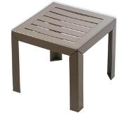 CP Grosfillex lage tafel kunsthars taupe 40 x 40 cm