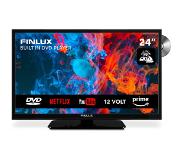 Finlux FLD2435MSMART – 24 inch (61 cm) – Smart TV met DVD Speler Ingebouwd - HD Ready LED – HDR - 12 Volt – 2022