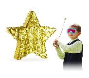 Relaxdays Pinata ster - goud - zelf vullen - piñata - kerst pinata - verjaardag
