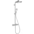 Hansgrohe Crometta S240 thermostatische kraan regendoucheset Glanzend Chroom