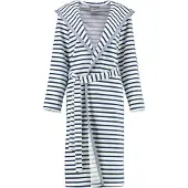 Cawö Badjas 6596 Capuchon Women Donkerblauw-36