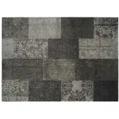 MD-ENTREE Schoonloopmat/karpet Soft&Deco patchwork taupe 140 x 200 cm