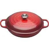 Le Creuset Gietijzeren Braadpan Campagnard Kersenrood 30cm