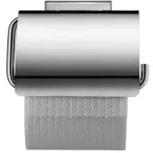 Duravit Karree closetrolhouder met klep Chroom