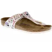 Birkenstock Teenslippers "Gizeh" wit/meerkleurig - wijdte N - 35% |