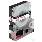 Epson standaardtape breedte 9 mm, rood/wit