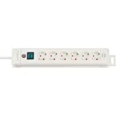 Brennenstuhl Stekkerdoos Premium-line 6-voudig Wit 3 Meter