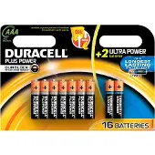 Duracell Batterijen Plus Power Mn 2400 Aaa 16st
