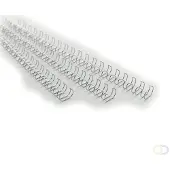GBC Draadrug 10mm US/21rings A4 zilver 100 stuks