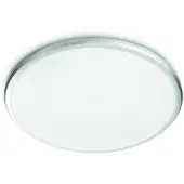 Philips Twirly plafonnière - grijs - groot - warmwit licht - 17 W