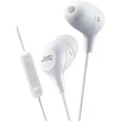JVC HA-FX38M-W-E, Kabel, 8 - 20000 Hz, Gesprek/muziek, Koptelefoon met microfoon, Wit