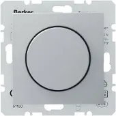Berker B.1-b.3-b.7 dimmer elektronische trafo 20-600w aluminium