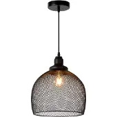 Lucide Gaas Hanglamp Mesh Ø 28cm Zwart