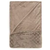 Heckett & Lane Zain - Fleece plaid - 150x200 cm - Fleece polyester - Antraciet