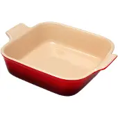 Le Creuset Vierkant Kersenrood 30/ 23 cm