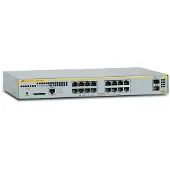 Allied Telesis AT-x230-18GP - Switch - L2+ - beheerd - 16 x 10/100/1000 (PoE+) + 2 x SFP - Geschikt voor plaatsing op een bureau, in een rack of aan de muur - PoE+ (240 W)