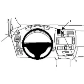 Brodit 854706 ProClip voor de Nissan Leaf 12 - Center Mount