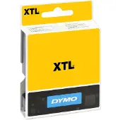 Dymo 1868744 XTL tape vinyl zwart op transparant 41 mm (origineel)