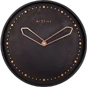 Nextime Wandklok Ø 35 Cm, Polyresin, Zwart
