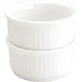 Olympia Stapelbare Witte Porselein Ramekin 8,5 cm | 12 stuks