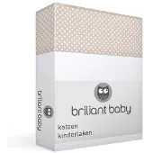 Briljant Wieglaken Briljant Bea Dots Taupe (Katoen)-75 x 100 cm (Wieglaken)