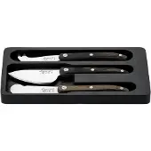 Laguiole Kaasmes Innovation Line Grijs Pakka (3-Delig)