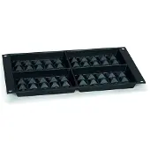 Patisse Wafelvorm 4 Vaks 29x17 cm Zwart/Siliconen