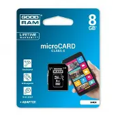 ABC-led Micro SDHC-kaart 8GB Klasse 4 met SD adapter