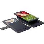 Krusell Malmo FlipWallet Slide 4XL - universeel hoesje met stand - zwart Zwart