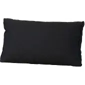 Madison Loungekussen Rug Rib Black (73 x 40 cm)