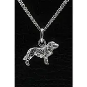MOOYE ® - Collectie Zilveren Kuvasz ketting hanger - klein