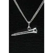 MOOYE ® - Collectie Zilveren Golf tee ketting hanger