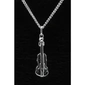 MOOYE ® - Collectie Zilveren Viool ketting hanger