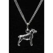 MOOYE ® - Collectie Zilveren Presa mallorquina ketting hanger - klein