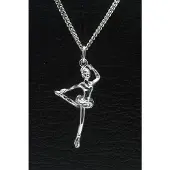 MOOYE ® - Collectie Zilveren IJsdanseres groot ketting hanger