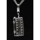 MOOYE ® - Collectie Zilveren Dubbeldekker bus hanger n bedel