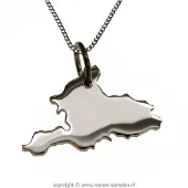MOOYE ® - Collectie Zilveren Provincie Gelderland ketting hanger