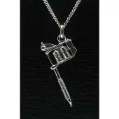 MOOYE ® - Collectie Zilveren Tatoeage spuit ketting hanger