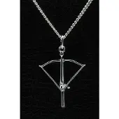 MOOYE ® - Collectie Zilveren Kruisboog ketting hanger