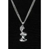 MOOYE ® - Collectie Zilveren Appel klokhuis ketting hanger