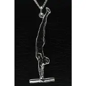 MOOYE ® - Collectie Zilveren Turner brug ketting hanger