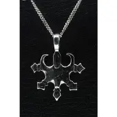 MOOYE ® - Collectie Zilveren Tribal 6 ketting hanger
