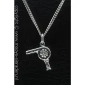 MOOYE ® - Collectie Zilveren F hn 2 ketting hanger