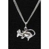 MOOYE ® - Collectie Zilveren Muis 3 ketting hanger