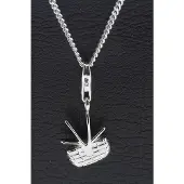 MOOYE ® - Collectie Zilveren Picknickmand hanger n bedel