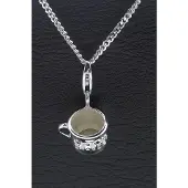 MOOYE ® - Collectie Zilveren Baby Peuter drinkbeker hanger en bedel