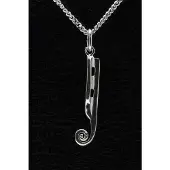 MOOYE ® - Collectie Zilveren Friese doorloper ketting hanger