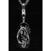 MOOYE ® - Collectie Zilveren Teenslipper skeletzool hanger n bedel