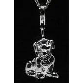 MOOYE ® - Collectie Zilveren Sint Bernard hanger n bedel