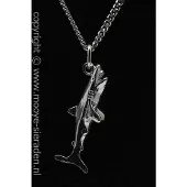 MOOYE ® - Collectie Zilveren Haai ketting hanger